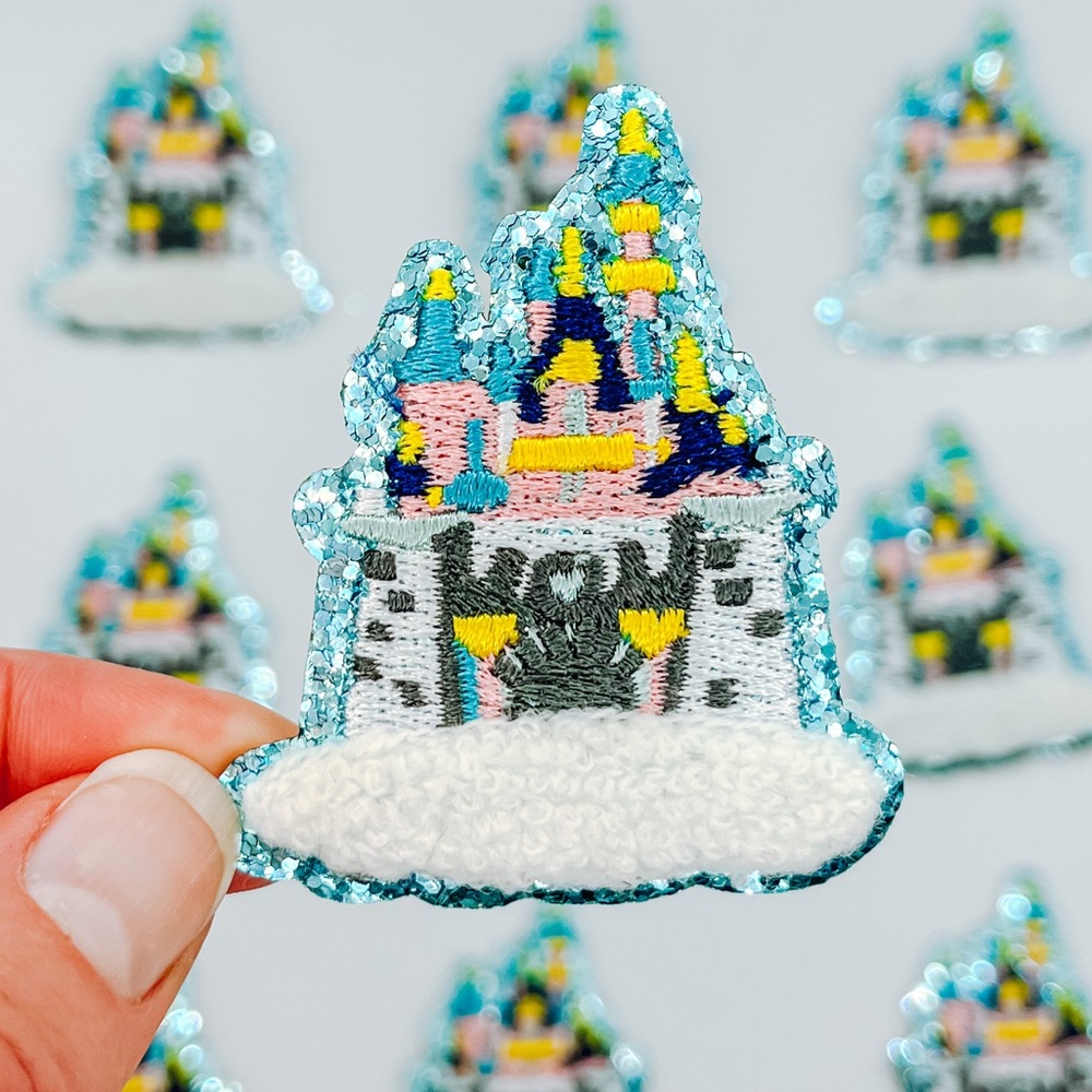 Disney world castle chenille patch